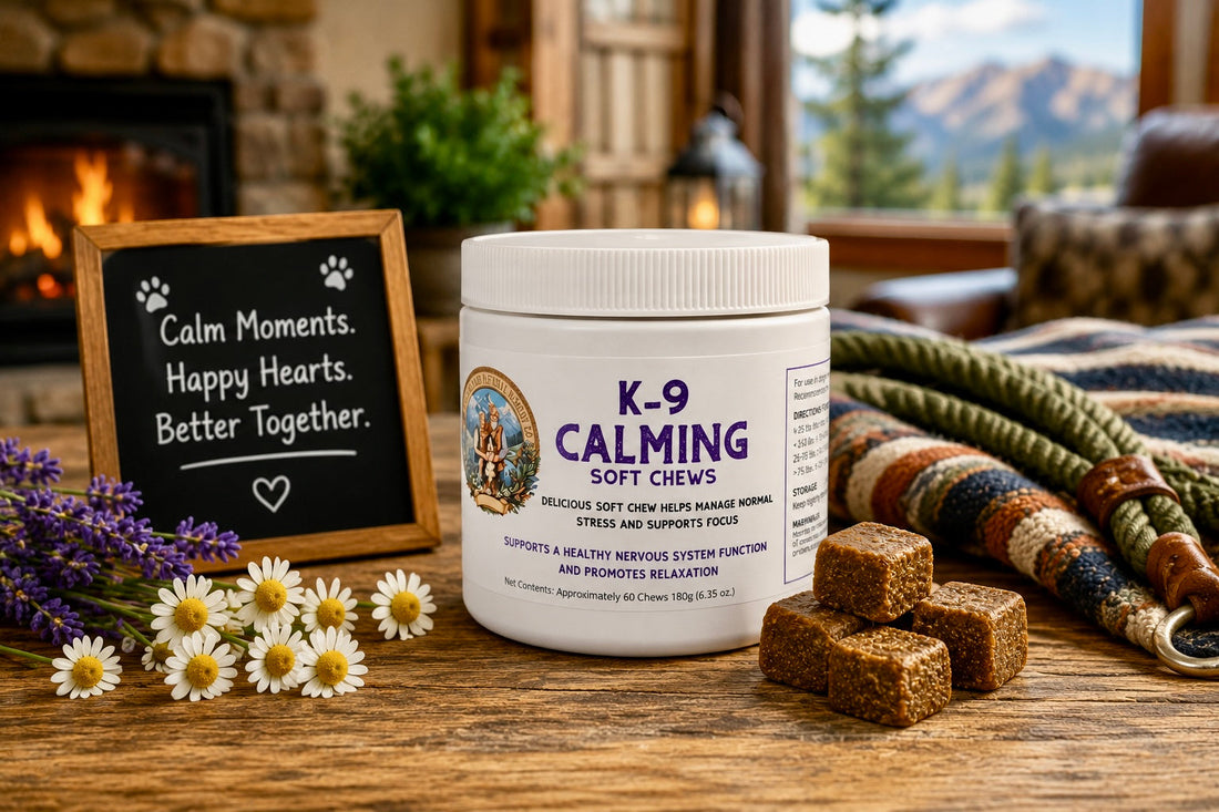 Natural Dog Calming Chews: How Mountain Lodge K-9 Calming Soft Chews Help Support Relaxation