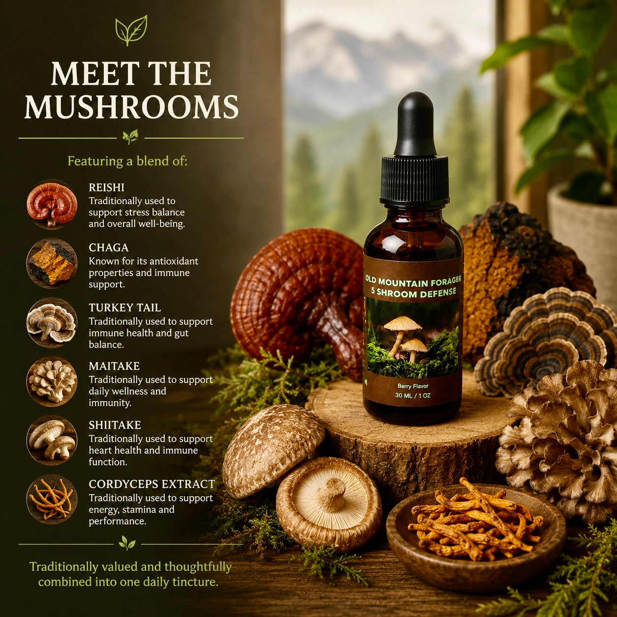 Adaptogenic Mushrooms