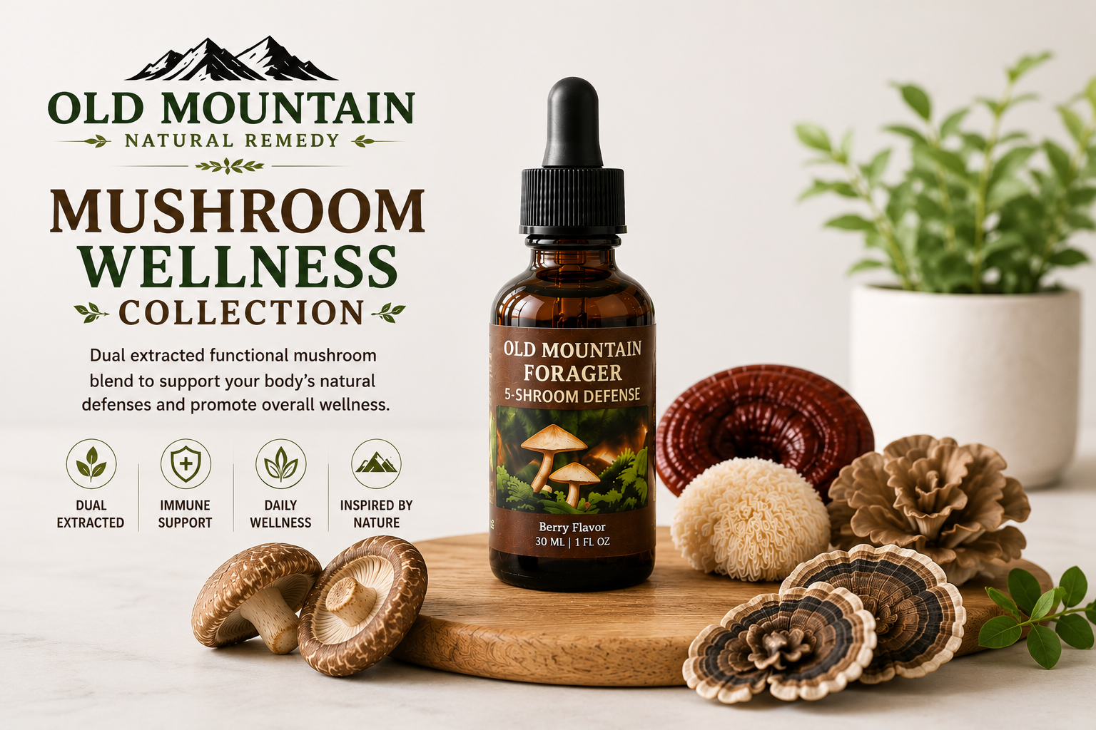 OLD MOUNTAIN FORAGER 5-SHROOM DEFENSE