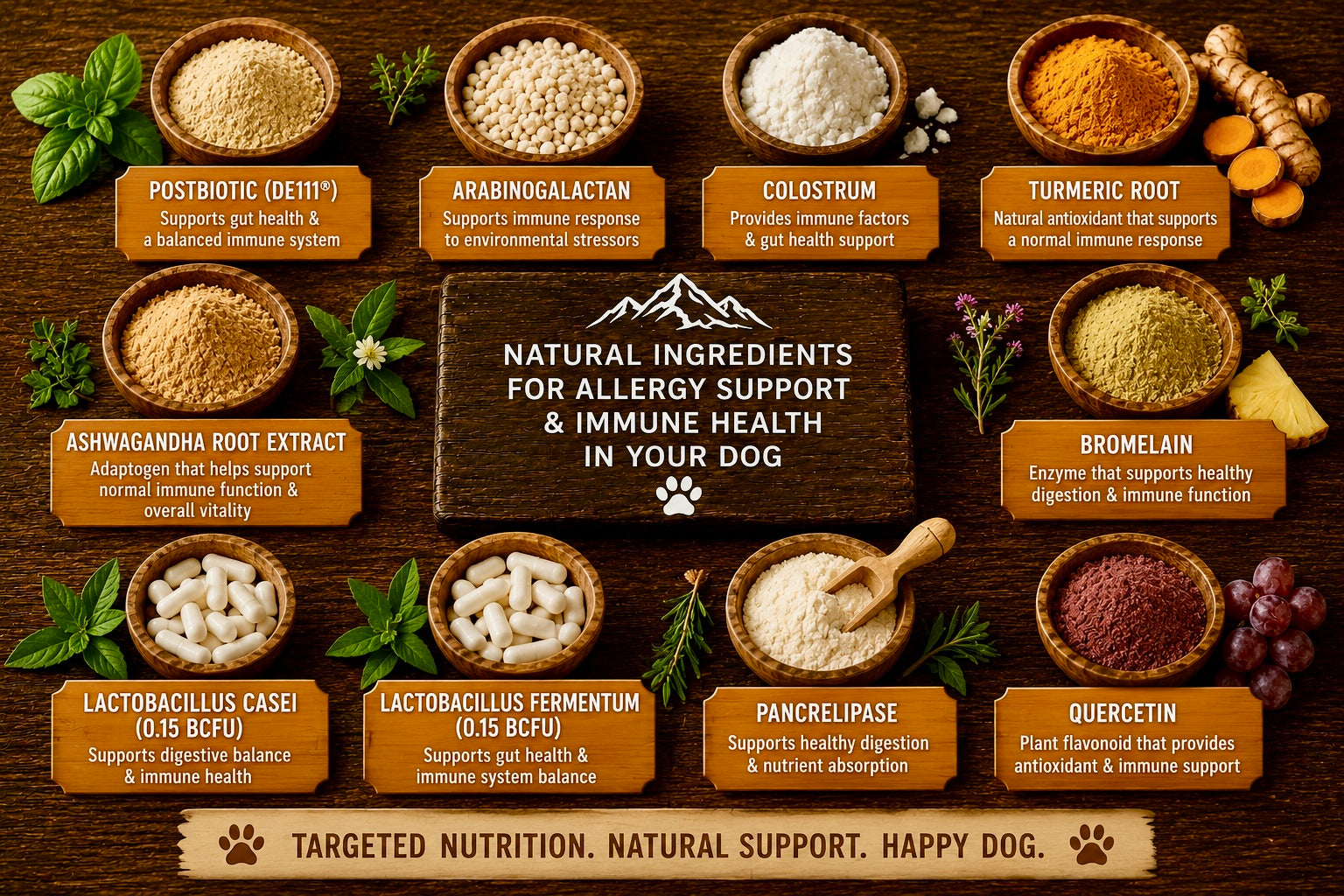 K-9 Allergy EASE – Natural support for itchy, sensitive skin with quercetin, turmeric, and probiotics